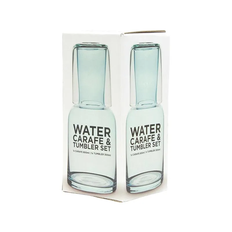 Water Carafe & Tumbler Set - Aqua (800ml)