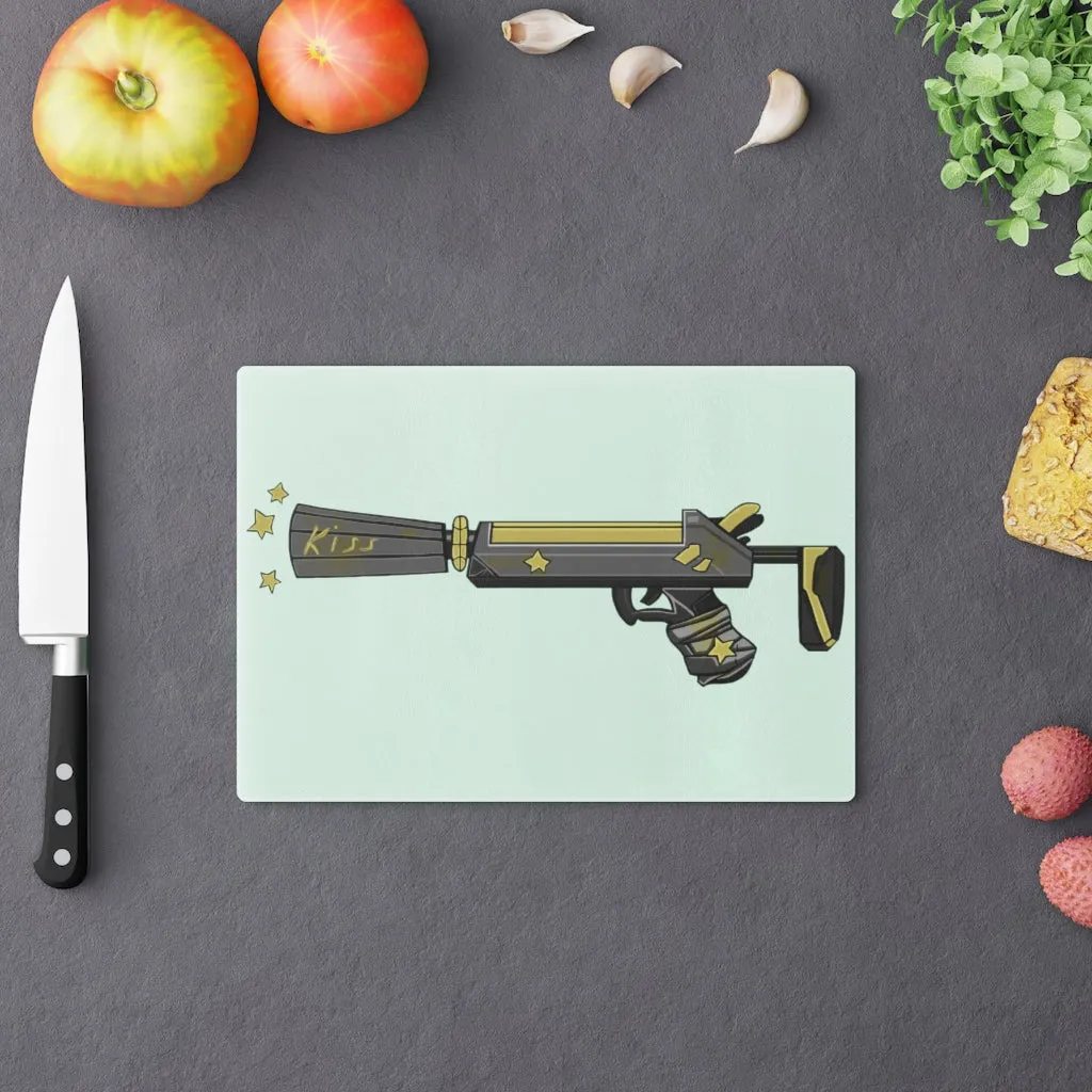 Yellow Gun Cutting Board