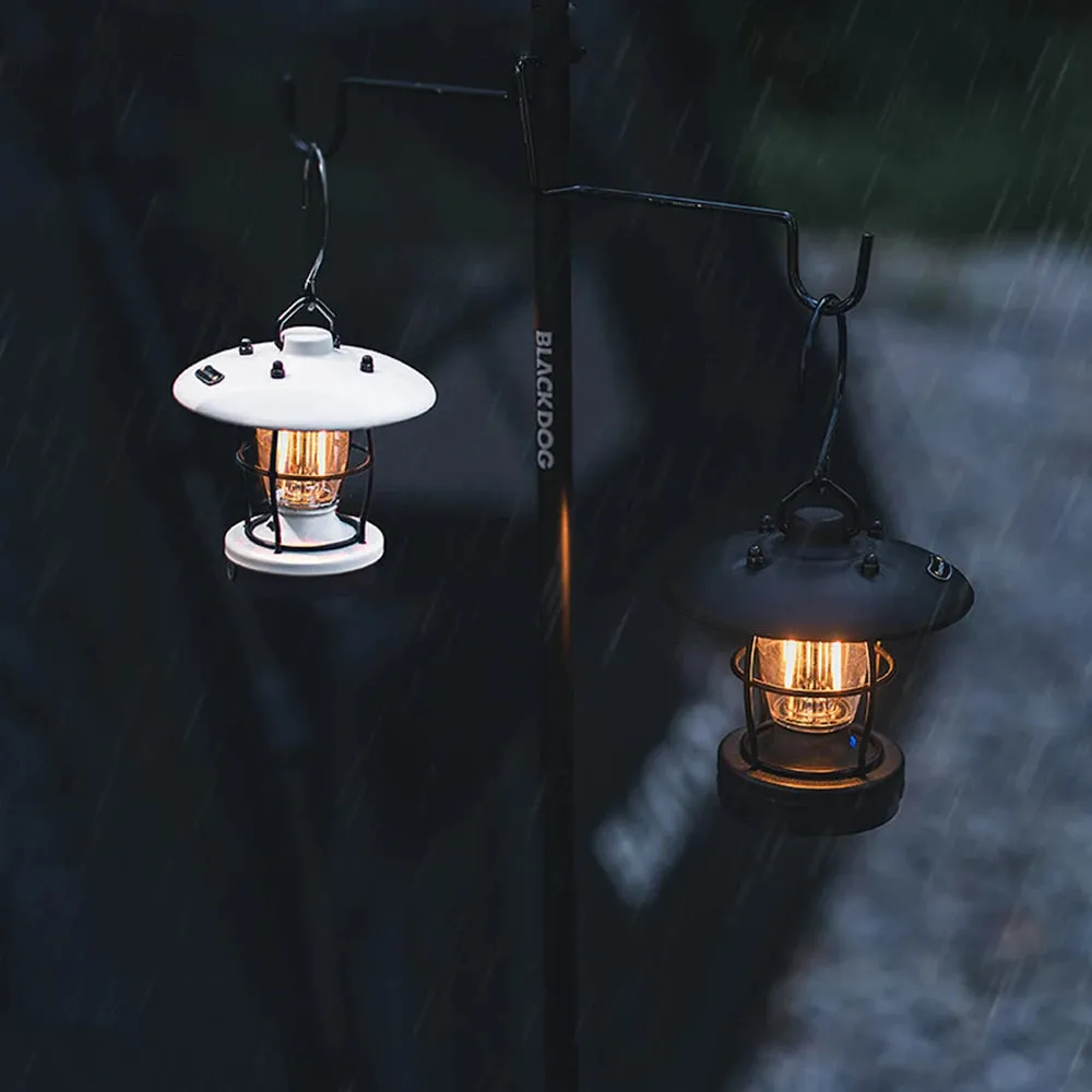 [Y.E.S] Blackdog Mini Retro Camping Hanging Lamp